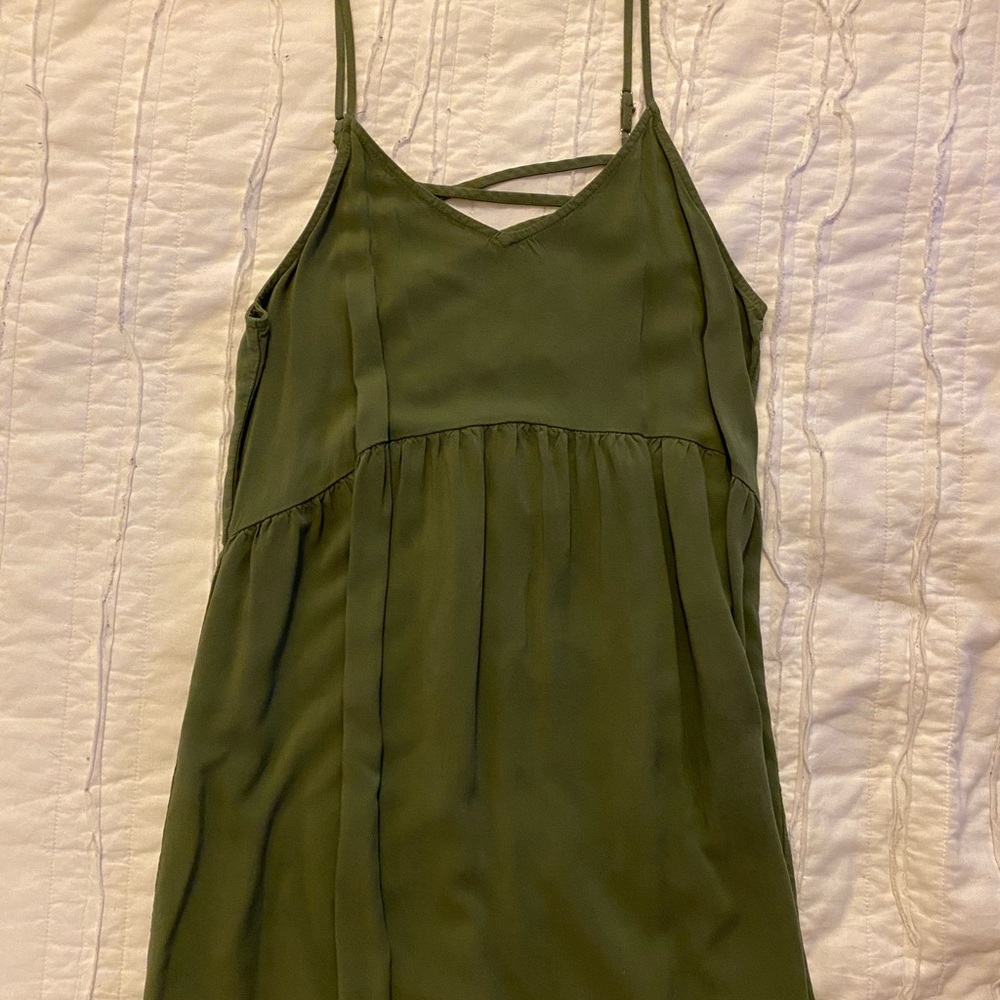 Army green dress